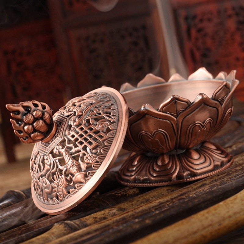 Lotus Shaped Incense Burner