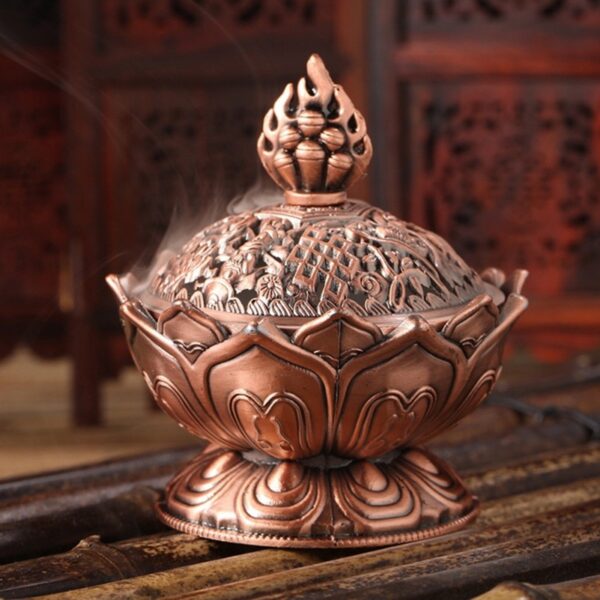 Lotus Shaped Incense Burner - Image 3