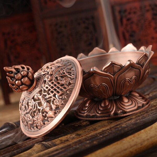 Lotus Shaped Incense Burner - Image 5