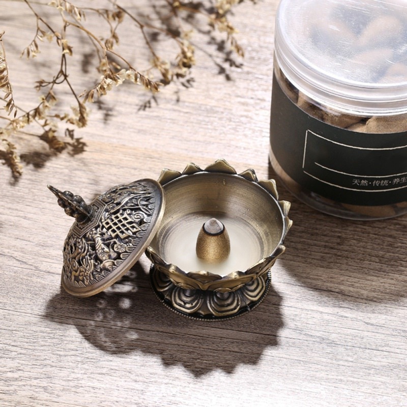 Lotus Shaped Incense Burner